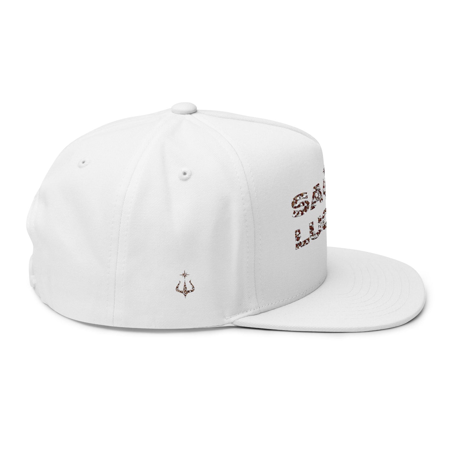 Saint Luciel Embroidered Flat Bill Cap (Leopard)