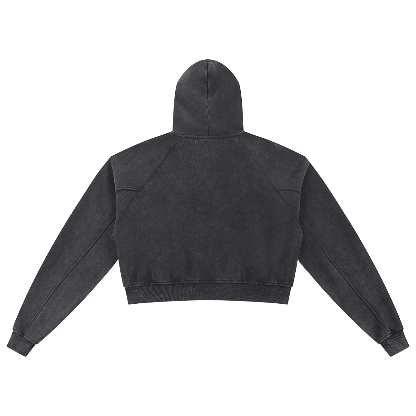 Saint Luciel Snow Washed Cropped Hoodie