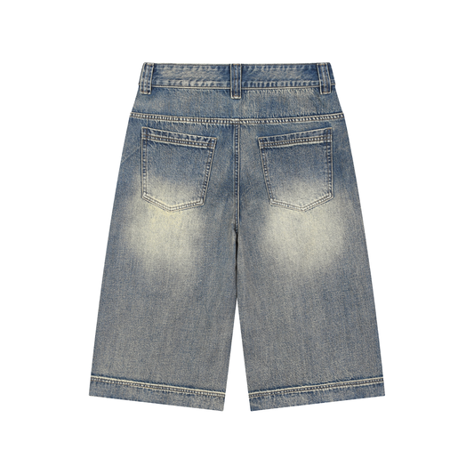 Saint Luciel Vintage Wash Baggy Denim Jorts