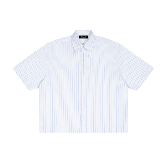 Saint Luciel (Child of God) Striped Boxy Button-Up Shirt