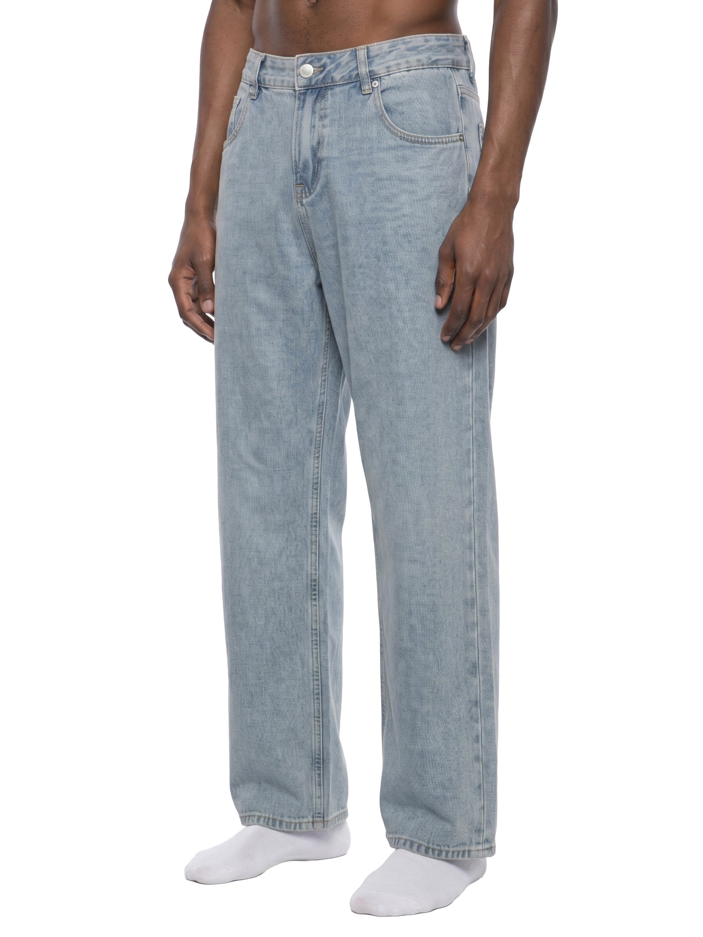 Saint Luciel Vintage Wash Straight Leg Jeans