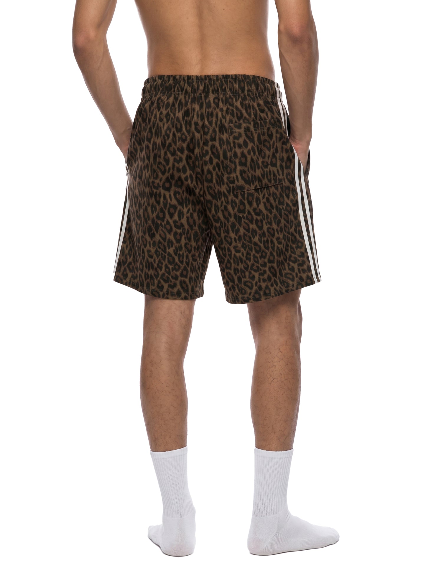Saint Luciel Heavyweight Leopard Drawstring Shorts