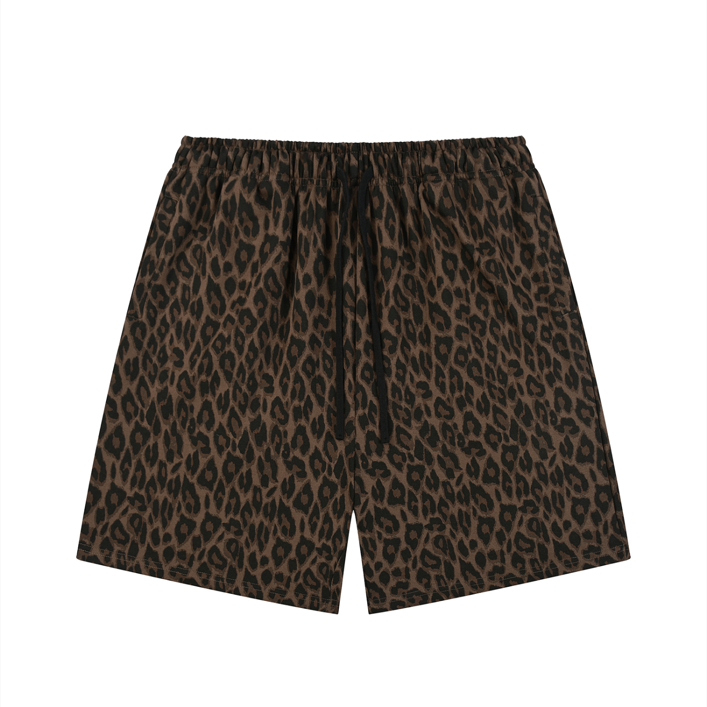 Saint Luciel Heavyweight Leopard Drawstring Shorts
