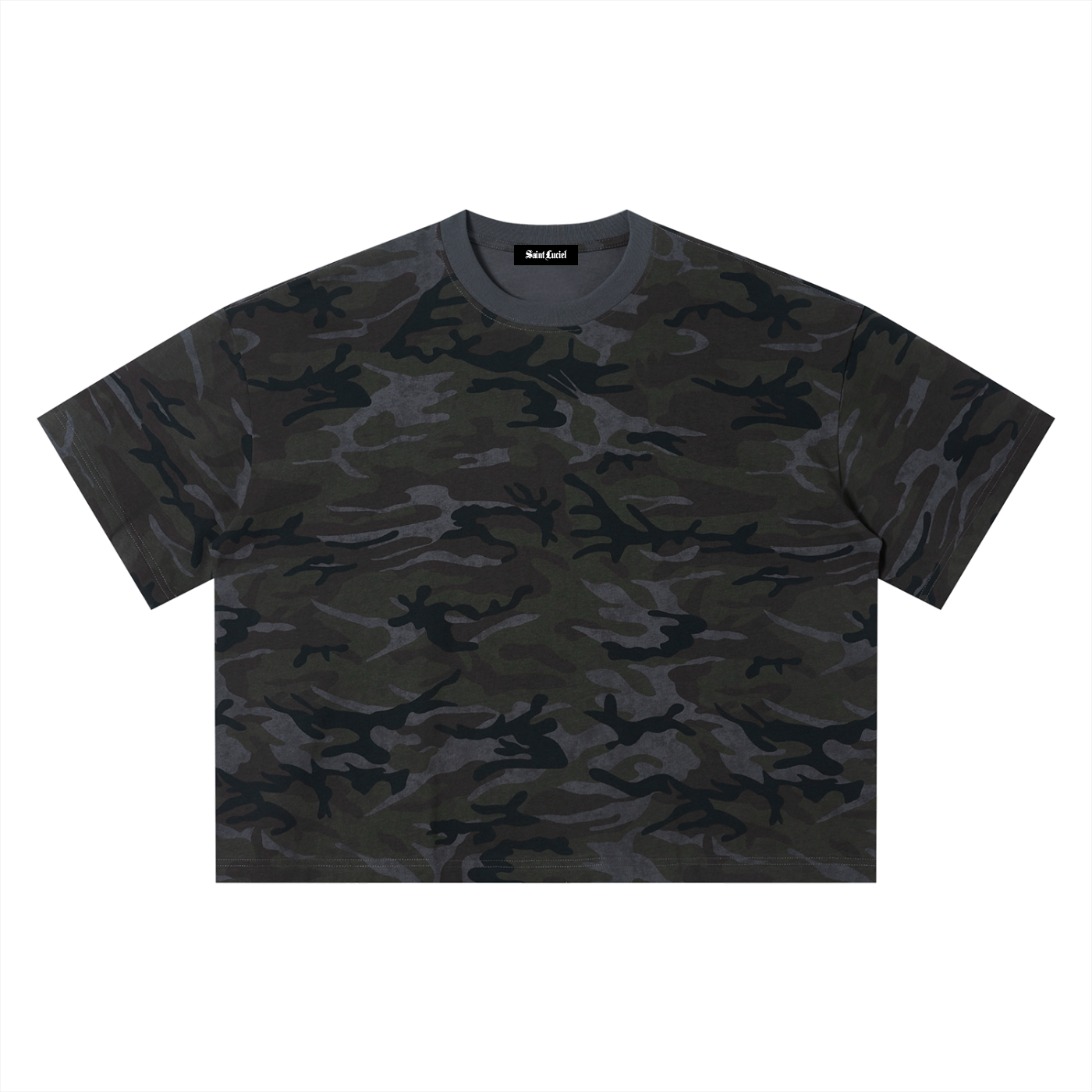 Saint Luciel Camo Boxy T-Shirt