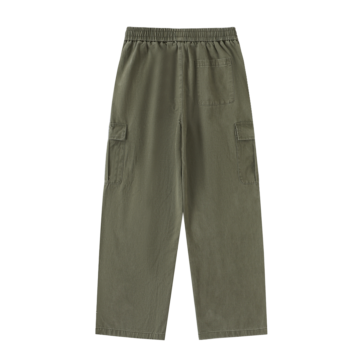 Saint Luciel Drawstring Waist Straight-Leg Cargo Pants