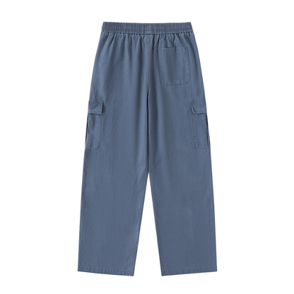 Saint Luciel Drawstring Waist Straight-Leg Cargo Pants