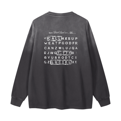 Saint Luciel Word Search Graphic Longsleeve
