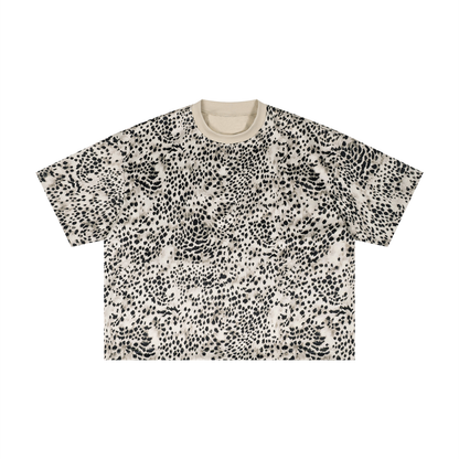 Saint Luciel Cheetah Print Boxy T-Shirt