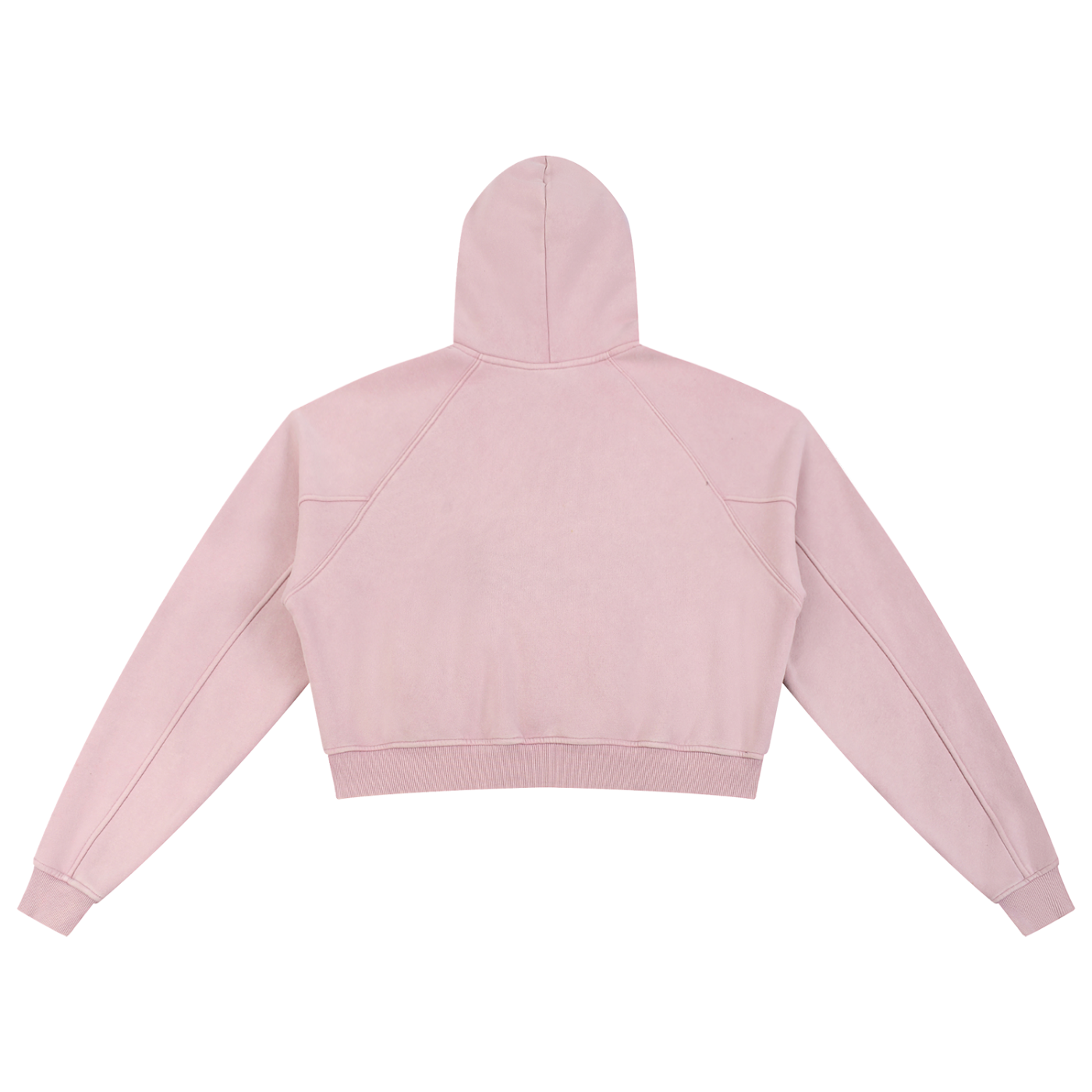 Saint Luciel Snow Washed Cropped Hoodie