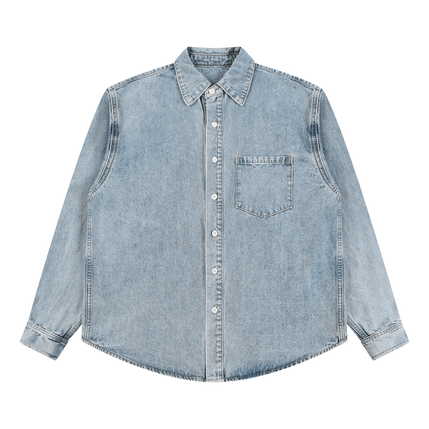 Saint Luciel Vintage Wash Denim Shirt