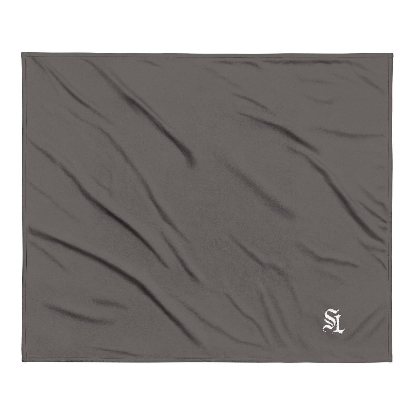 Saint Luciel Embroidered Sherpa Blanket 50", 60"