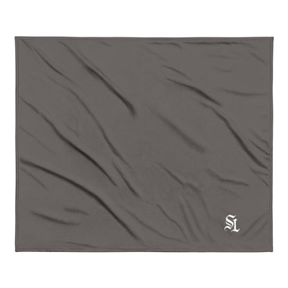 Saint Luciel Embroidered Sherpa Blanket 50", 60"