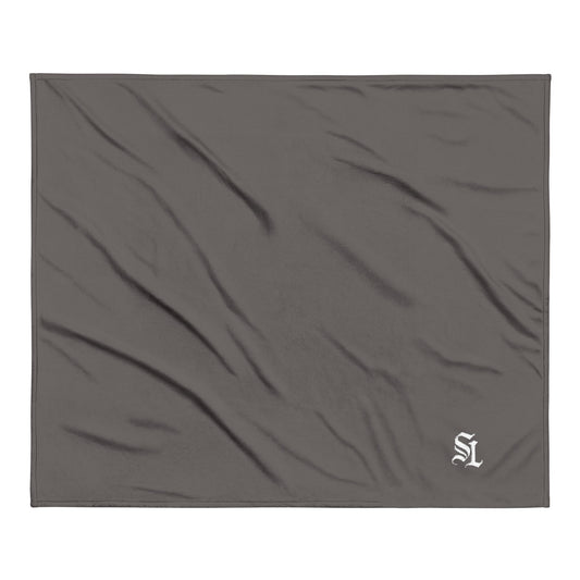 Saint Luciel Embroidered Sherpa Blanket 50", 60"