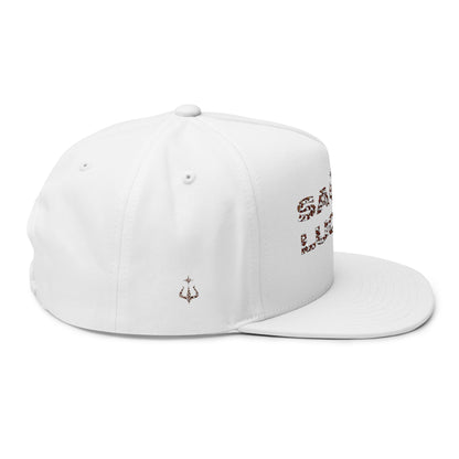 Saint Luciel Embroidered Flat Bill Cap (Leopard)