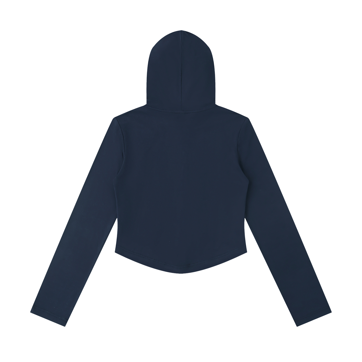 Saint Luciel Slim Cropped Full Zip Hoodie