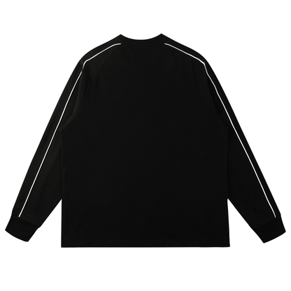 Saint Luciel Contrast Panel Raglan Sweatshirt