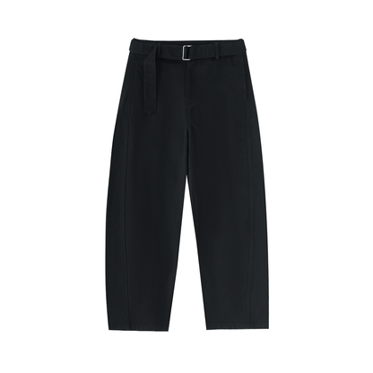 Saint Luciel Belted Barrel-leg Chino Pants