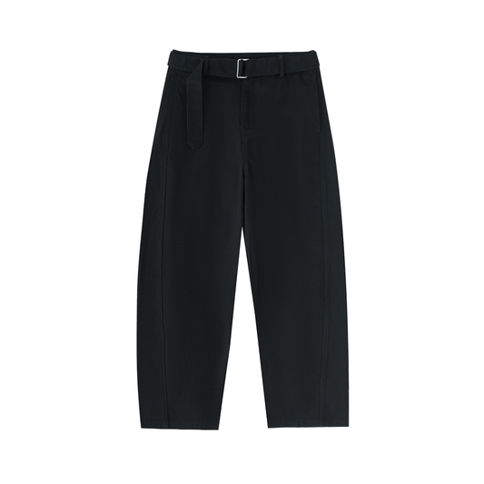 Saint Luciel Belted Barrel-leg Chino Pants