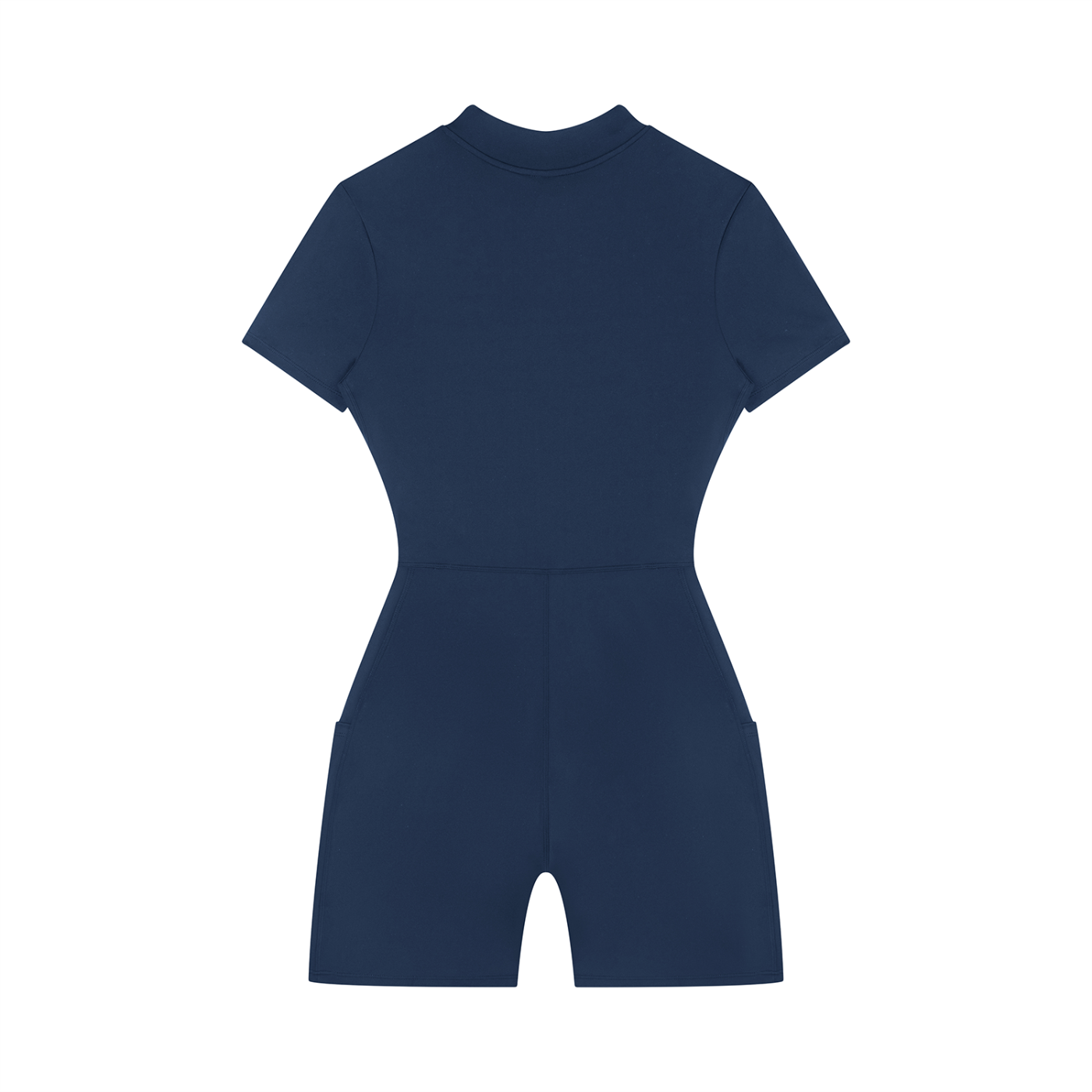 Saint Luciel Women's Quarter-Zip Short Sleeve Romper