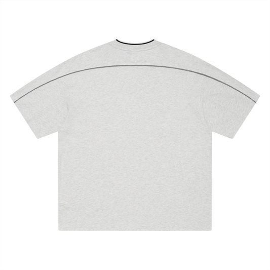 Saint Luciel Oversized Contrast Tape T-Shirt