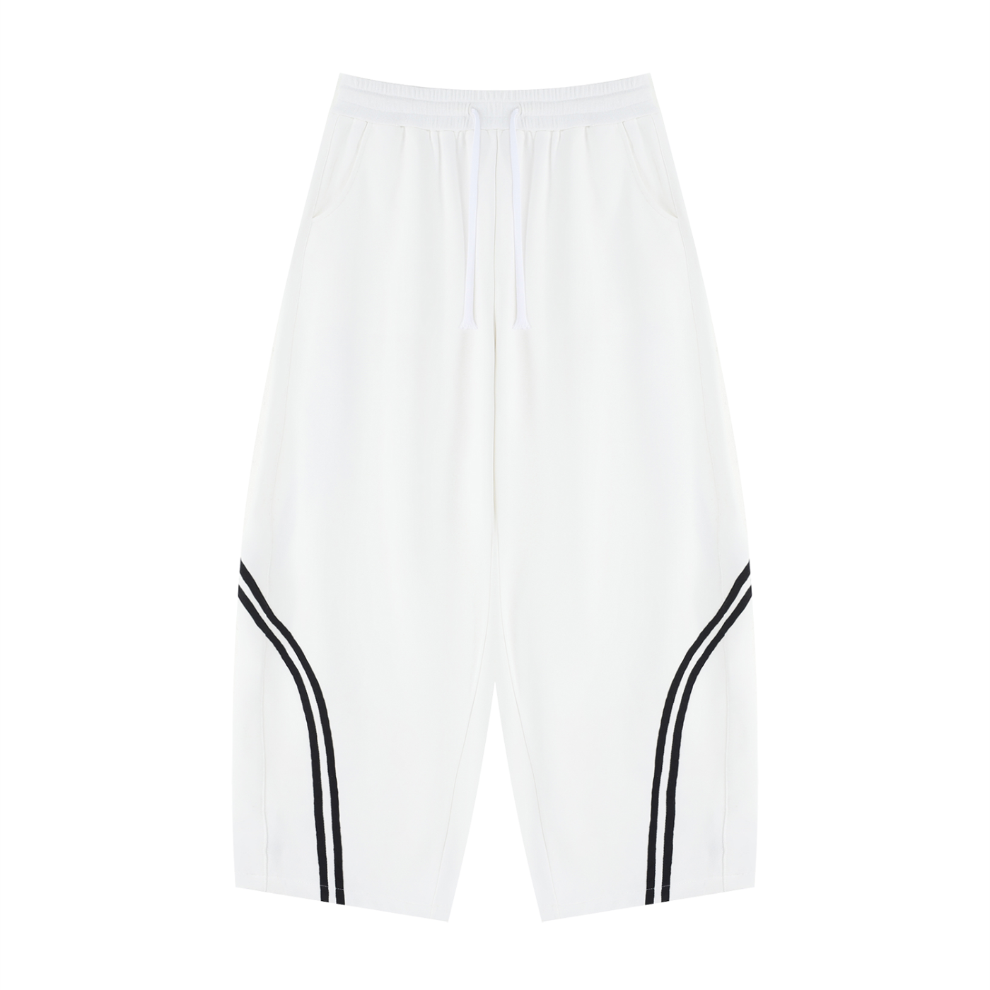 Saint Luciel Wide Leg Piping Sweatpants