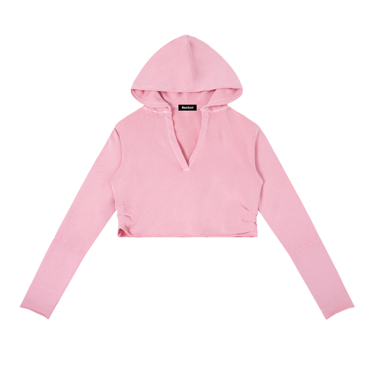Saint Luciel Vintage Washed Raw Edge Hoodie