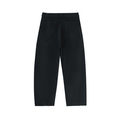 Saint Luciel Belted Barrel-leg Chino Pants