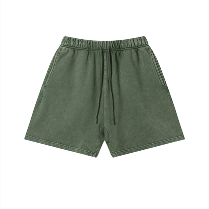 Saint Luciel Vintage Wash Cotton Shorts