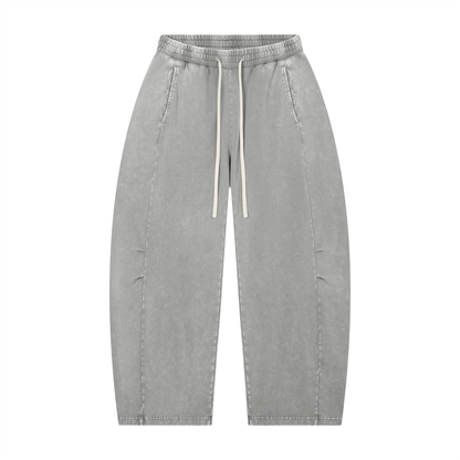 Saint Luciel Mineral Wash Barrel Leg Pants