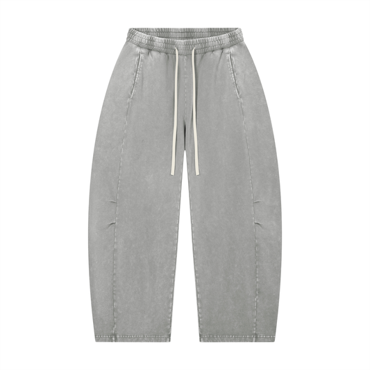 Saint Luciel Mineral Wash Barrel Leg Pants