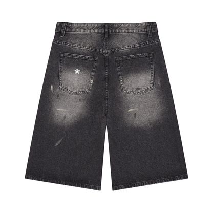 Saint Luciel Men’s Wide Leg Denim Shorts