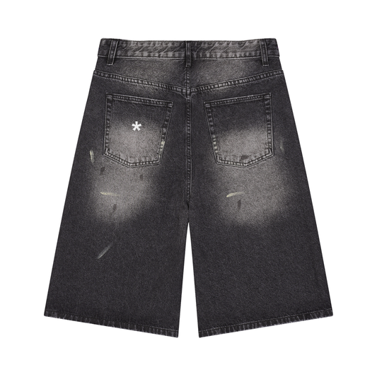 Saint Luciel Men’s Wide Leg Denim Shorts