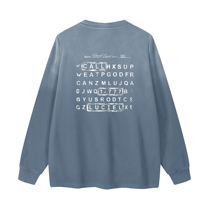 Saint Luciel Word Search Graphic Longsleeve