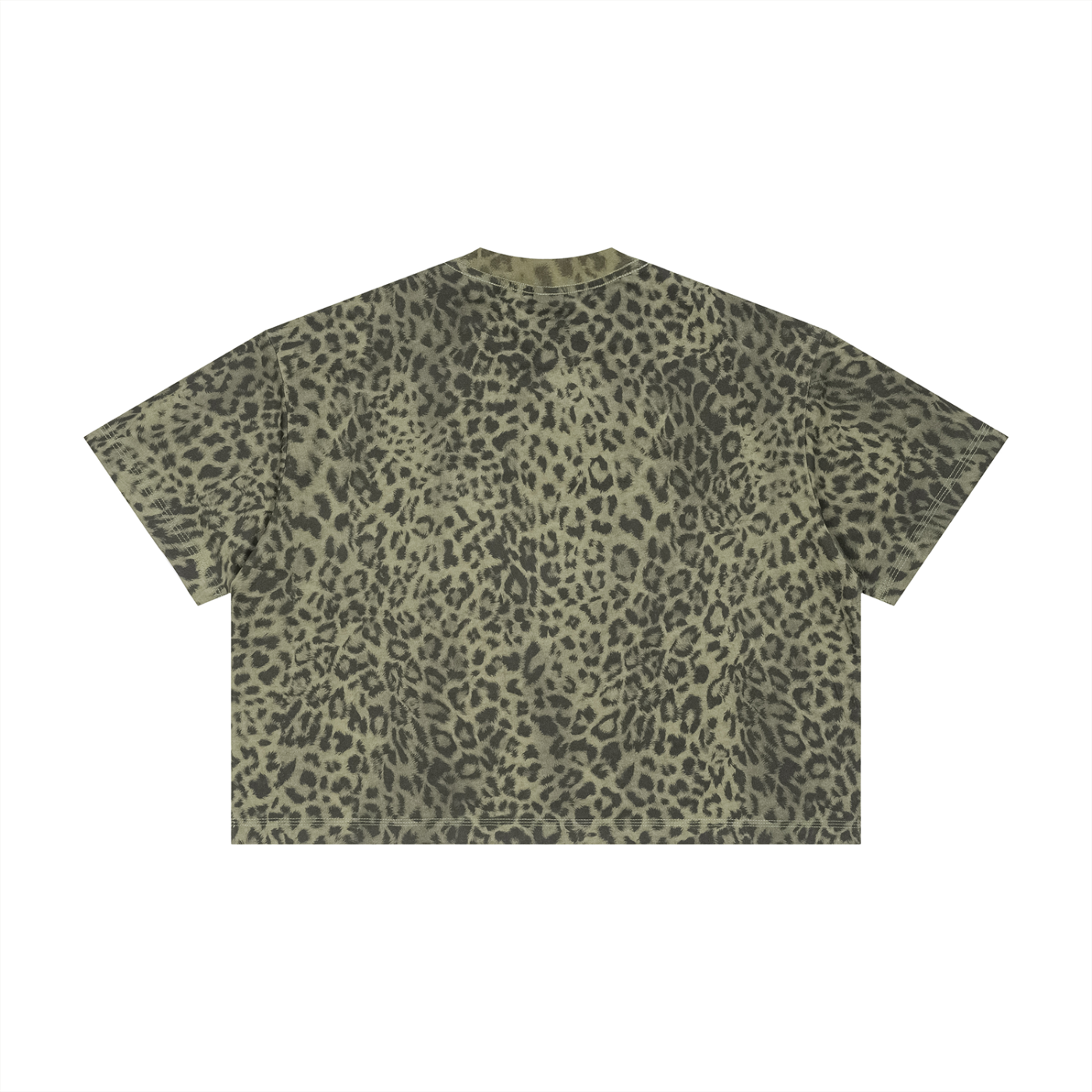 Saint Luciel Leopard Print Boxy T-Shirt