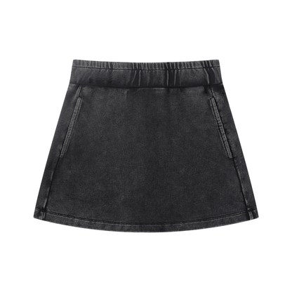 Saint Luciel Women's Mineral Wash Mini Skirt