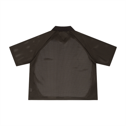Saint Luciel Striped Mesh Boxy Soccer Jersey