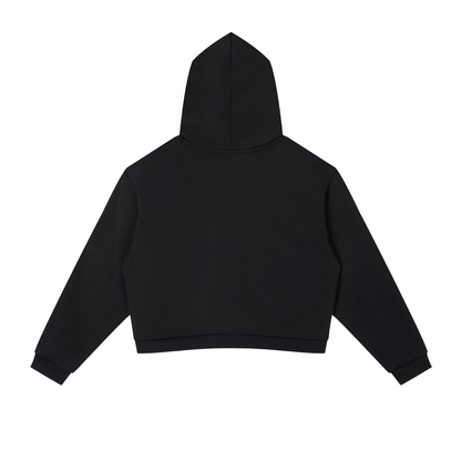 Saint Luciel Contrast Stripe Cropped Hoodie