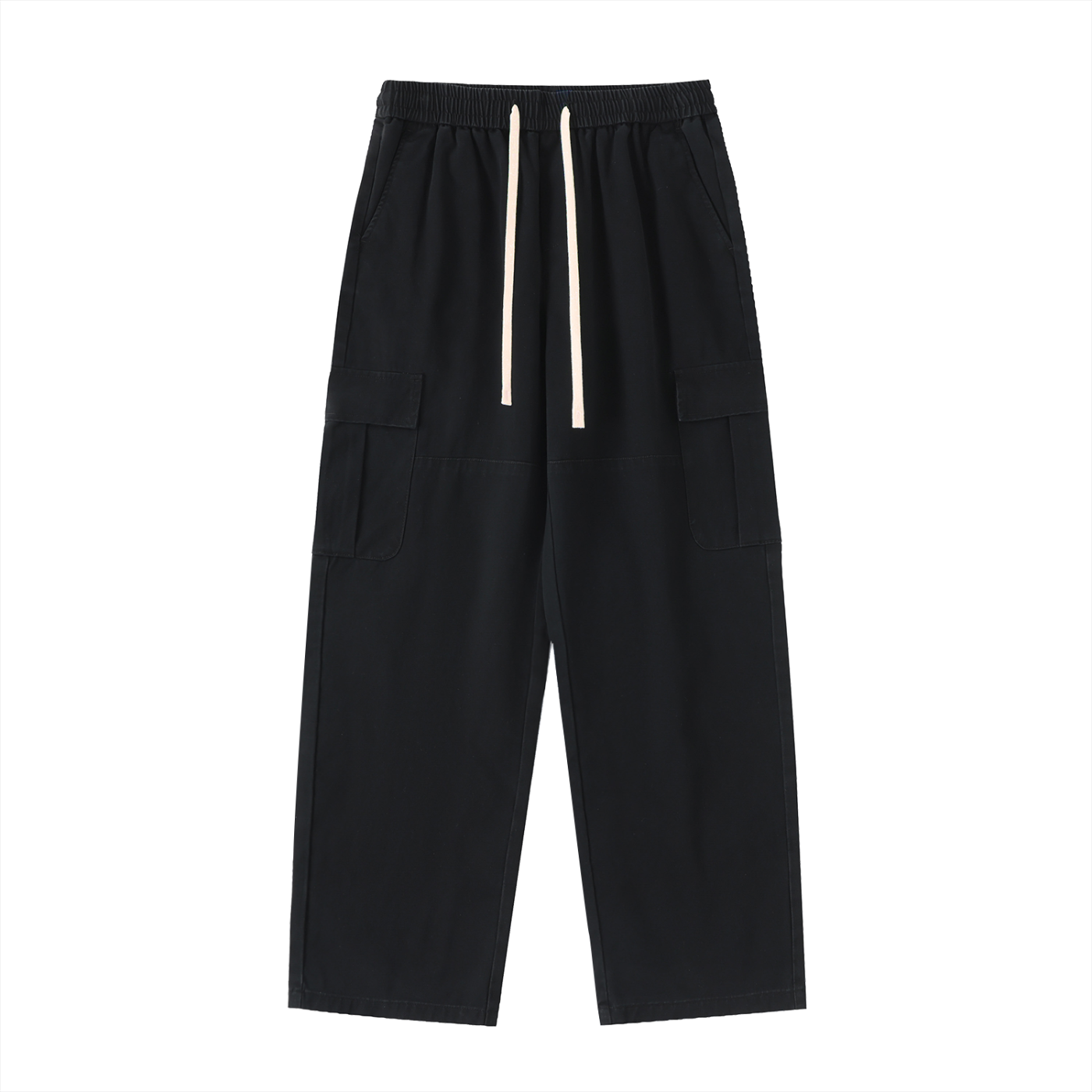 Saint Luciel Drawstring Waist Straight-Leg Cargo Pants