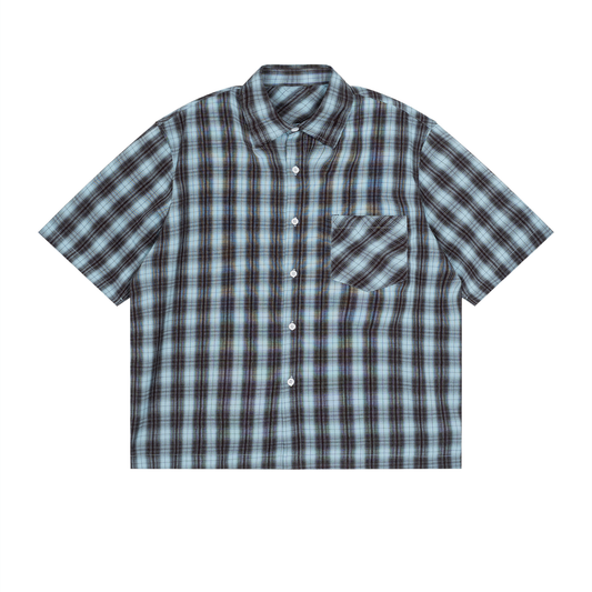 Saint Luciel Boxy Plaid Short Sleeve Shirt