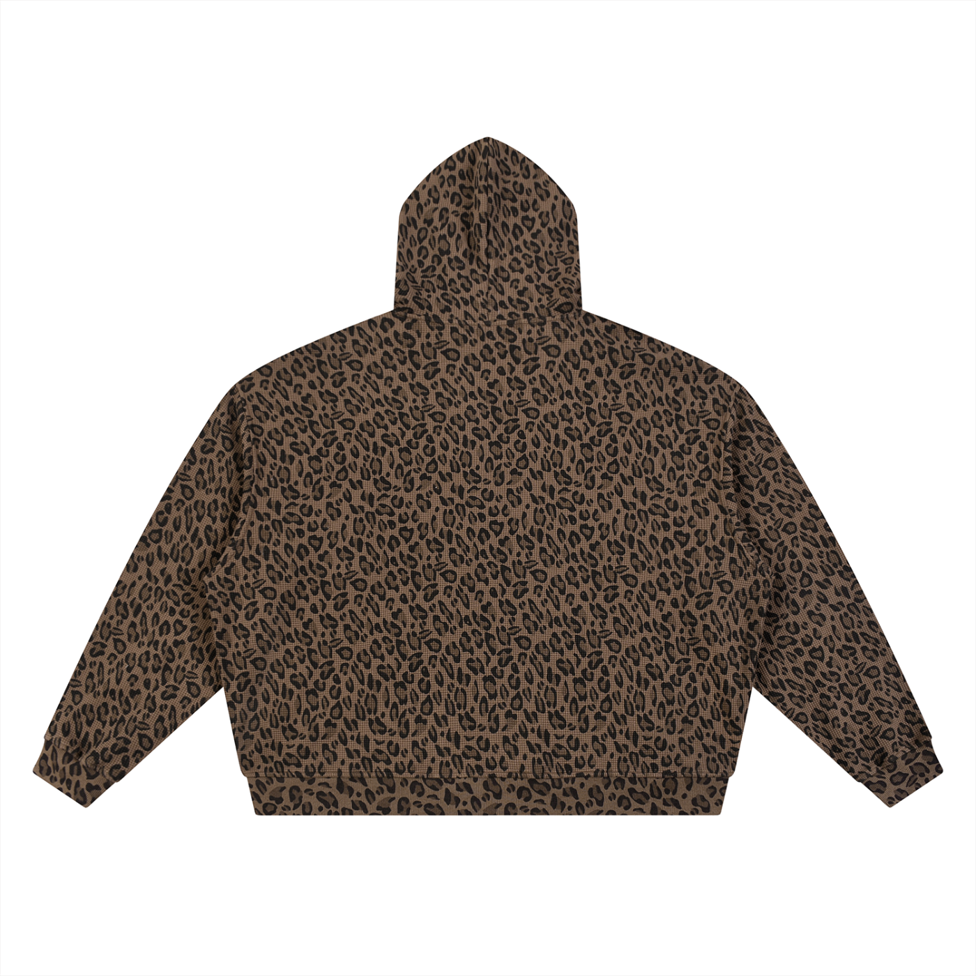 Saint Luciel Leopard Print Full Zip Hoodie