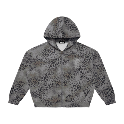 Saint Luciel Vintage Leopard Zip Up