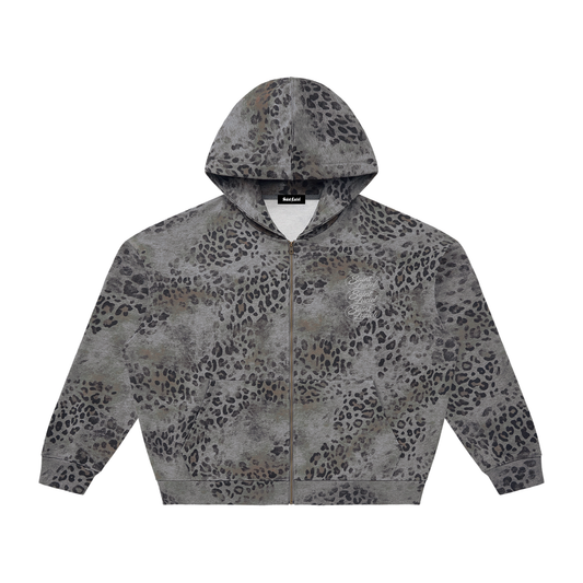 Saint Luciel Vintage Leopard Zip Up