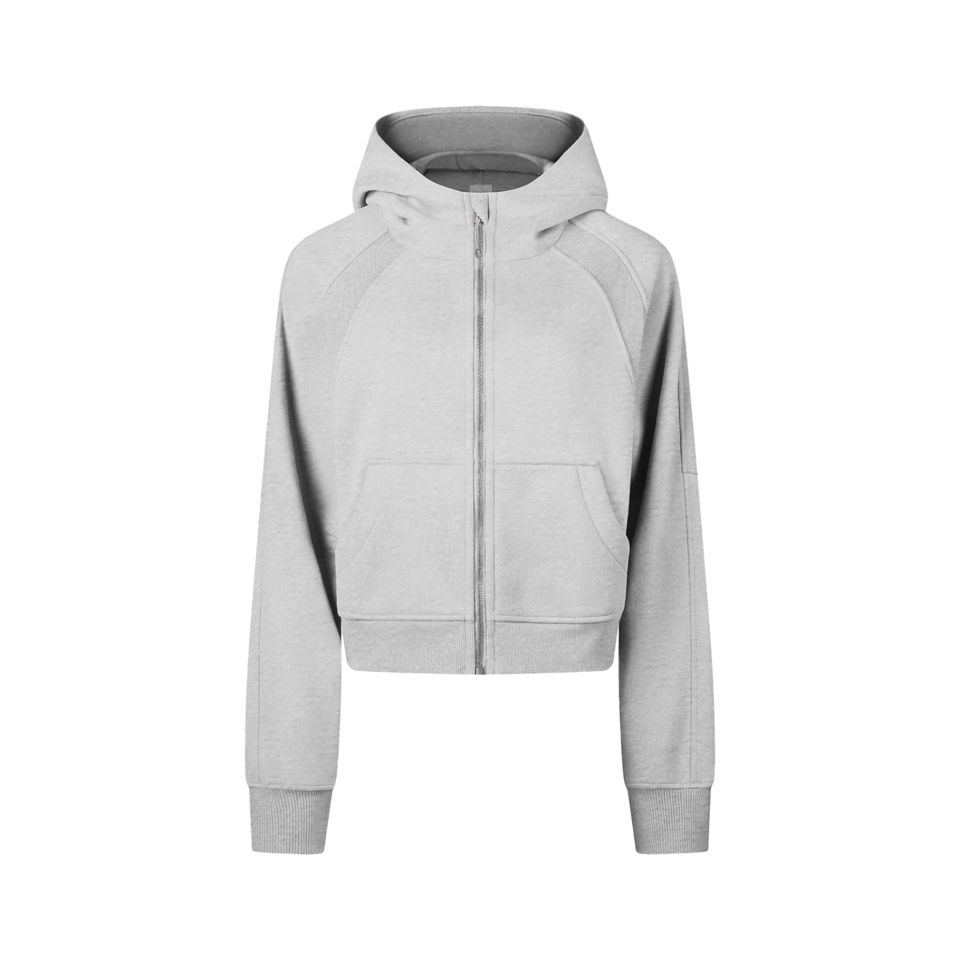 Saint Luciel Cropped Zip-Through Hoodie