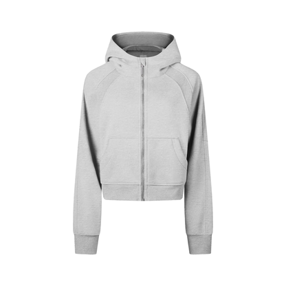 Saint Luciel Cropped Zip-Through Hoodie