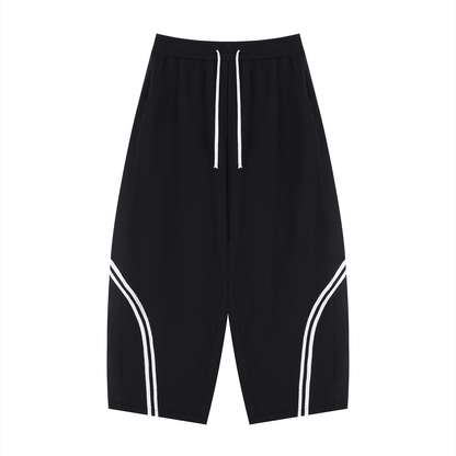 Saint Luciel Wide Leg Piping Sweatpants
