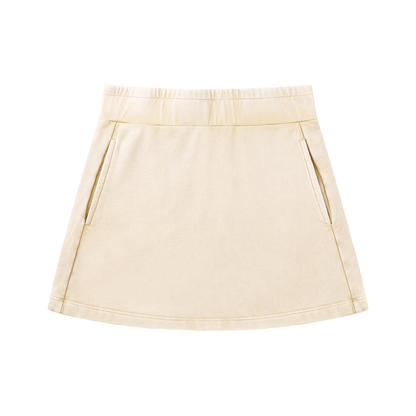 Saint Luciel Women's Mineral Wash Mini Skirt