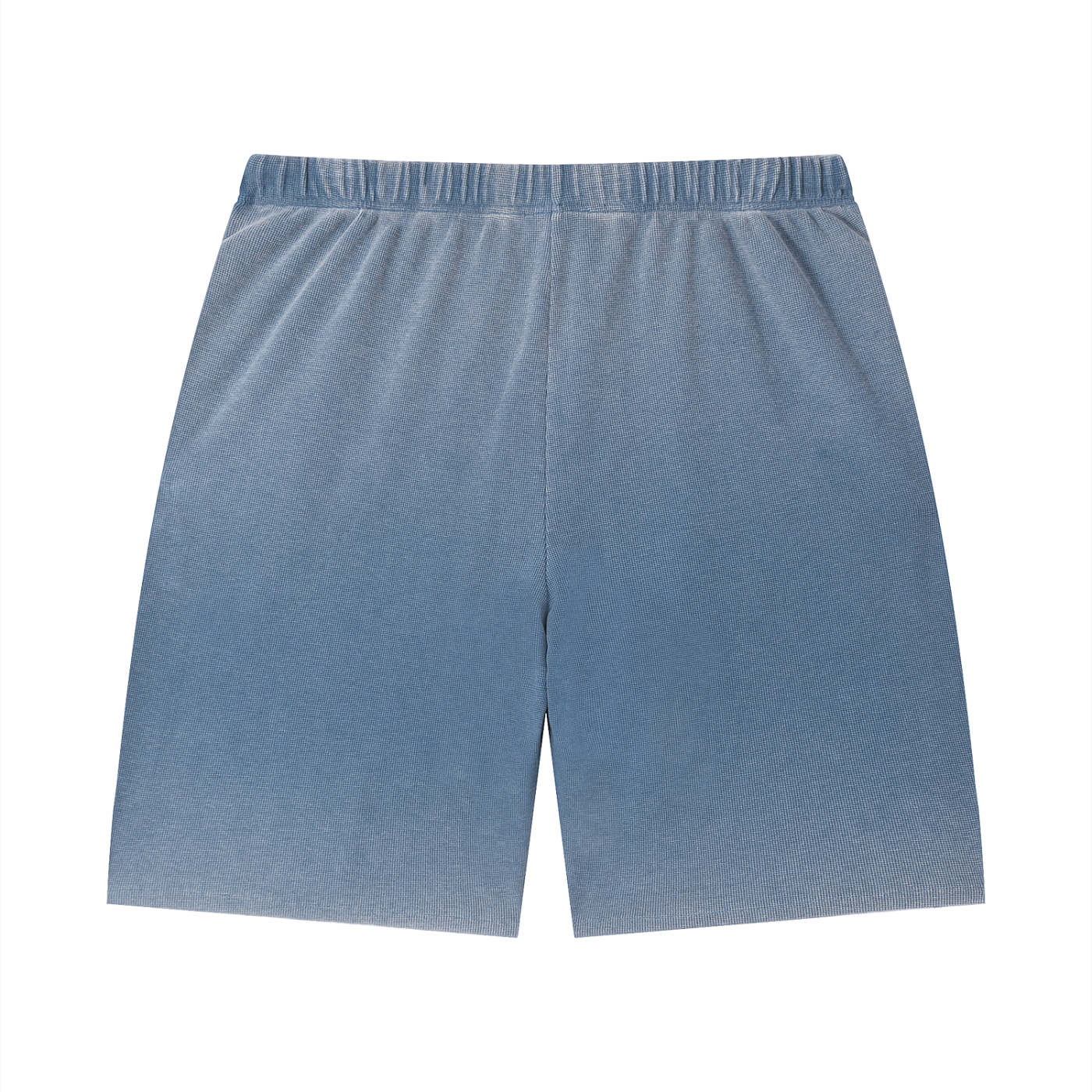 Saint Luciel Vintage Wash Sunfade Waffle Raw Hem Shorts