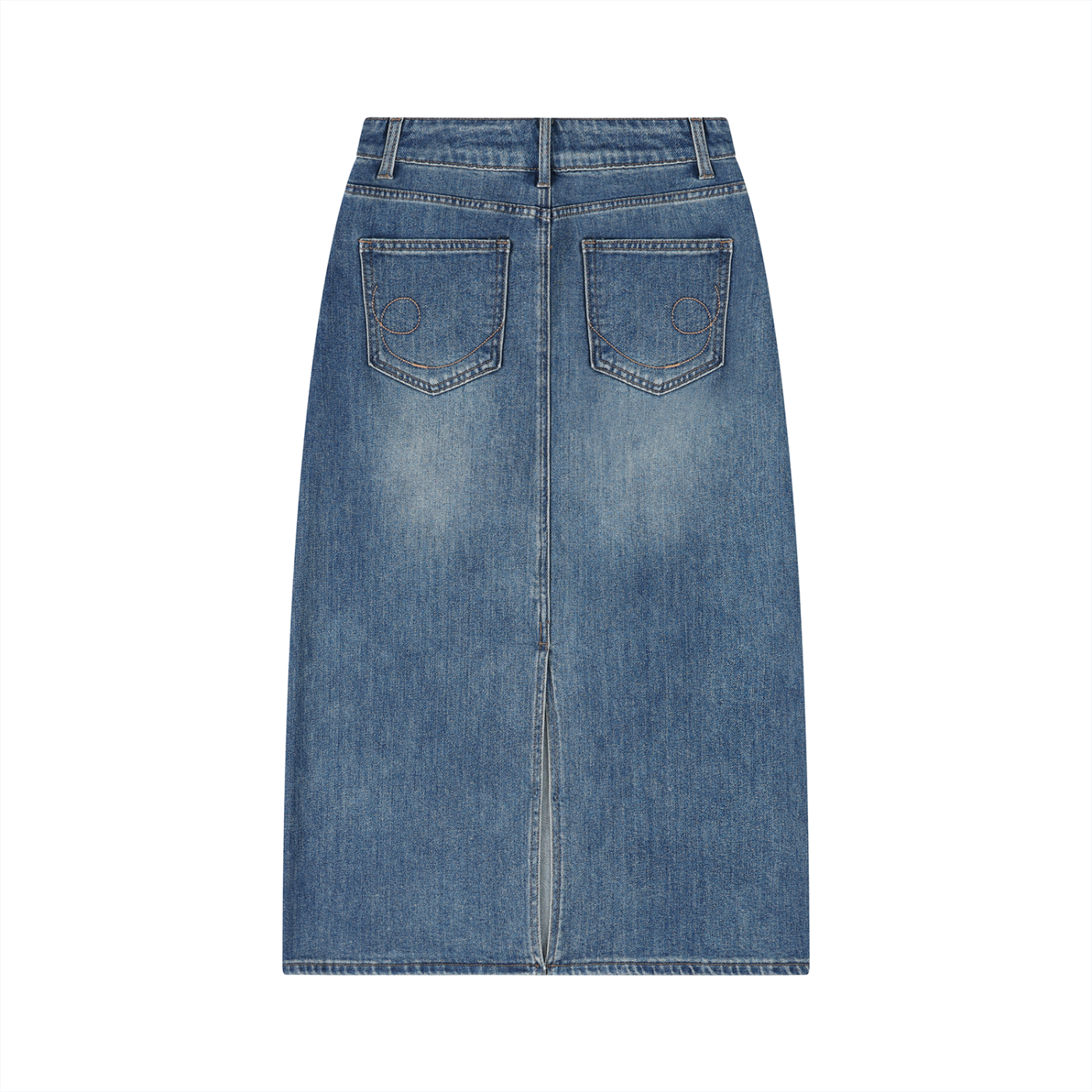 Saint Luciel Women’s Vintage Wash Denim Skirt