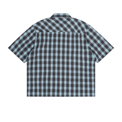 Saint Luciel Boxy Plaid Short Sleeve Shirt