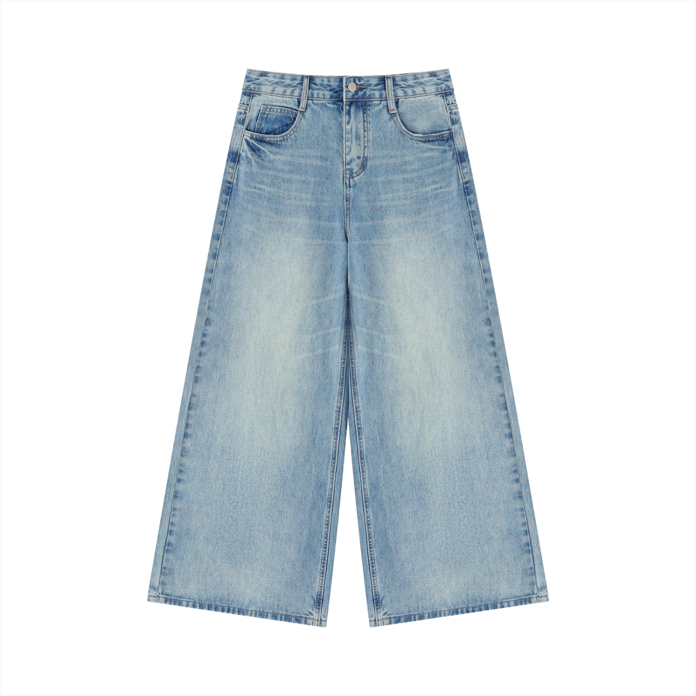 Saint Luciel Women’s Vintage Wash Wide Leg Jeans